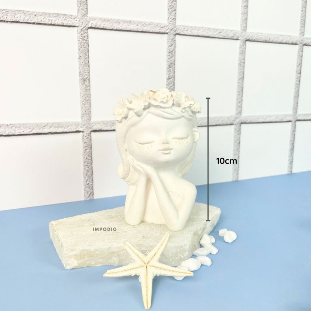 IMPODIO Props Concrete Dekorasi Rumah Minimalist - Aesthetic cement Properti Foto Produk