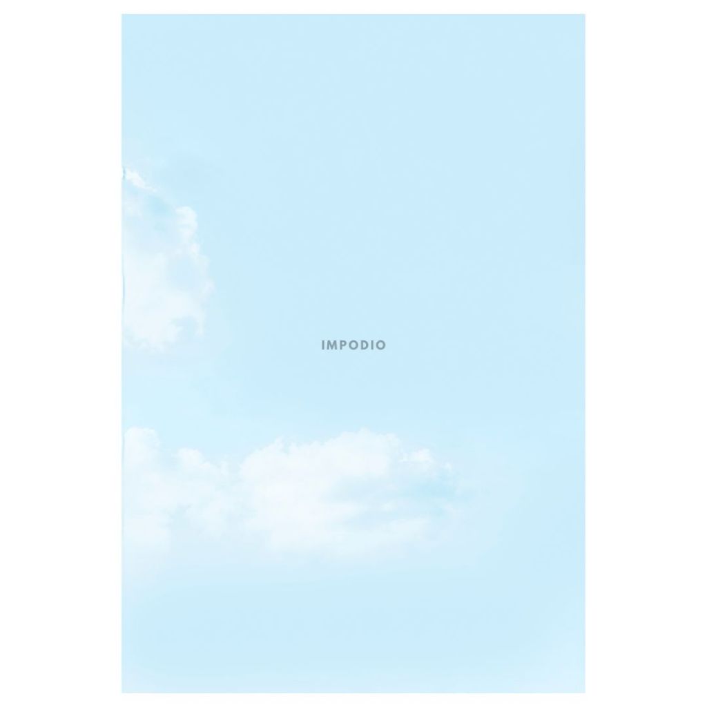 IMPODIO Background Paper Motif Awan Sky Ukuran 50 x 70 cm - Blue Cloud Latar Belakang Aesthetic Alas Fotografi Backdrop Produk