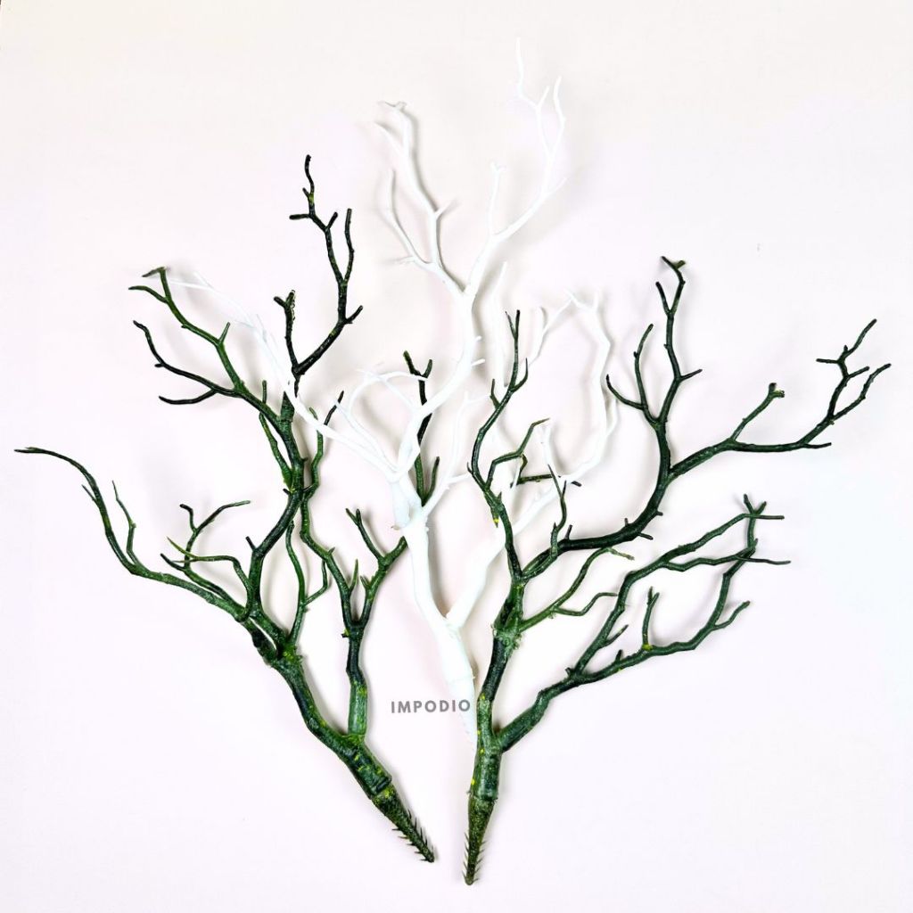 IMPODIO Ranting Pohon Artificial Palsu Plastik - Hiasan Mahar Hampers Dekorasi Foto Produk