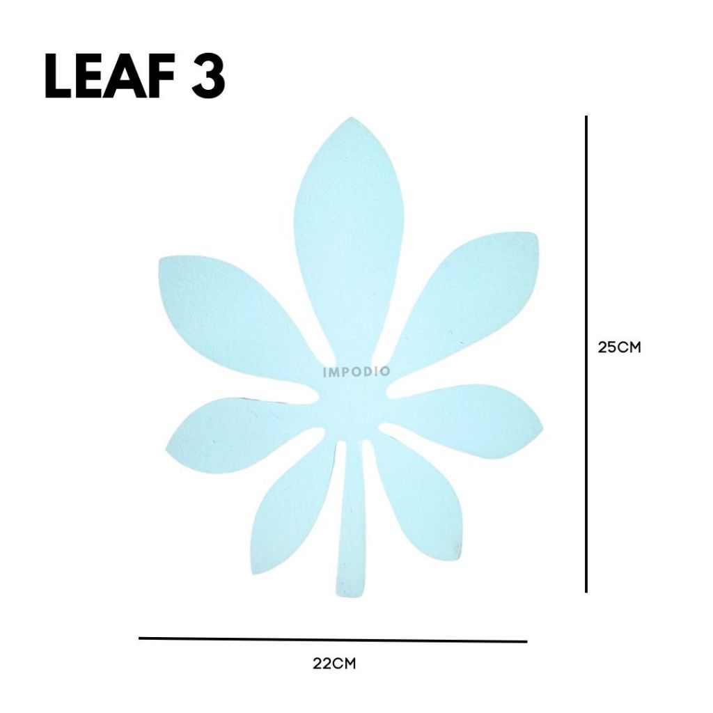 IMPODIO Geometry Mix Shapes Leaf Fruit Butterfly - Ornamen Dekorasi Foto Produk Props Photography