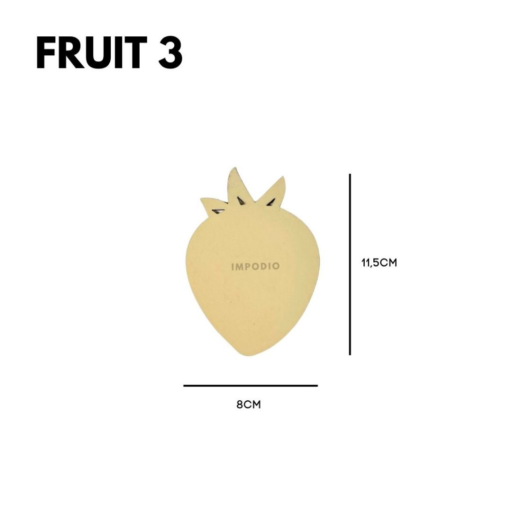 IMPODIO Geometry Mix Shapes Leaf Fruit Butterfly - Ornamen Dekorasi Foto Produk Props Photography