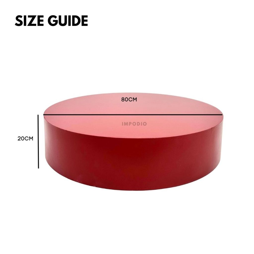 IMPODIO Podium Lingkaran Pedestal Stage Panggung Jumbo - Props Foto Studio Photography