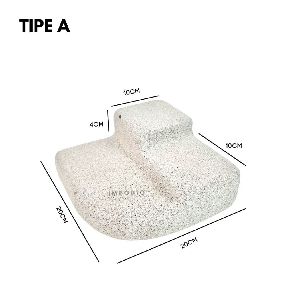 IMPODIO Stone Geometry Podium Ornament Display Minimalist - Product Shooting Decoration Props Photography