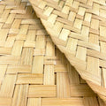 IMPODIO Placemat Tatakan Anyaman Bambu Ukuran 20x30cm - close up