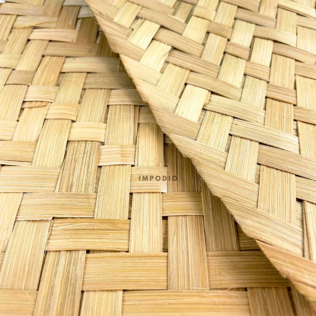 IMPODIO  Placemat Tatakan Anyaman Bambu Ukuran 20x30cm - Alas Bamboo Dekorasi Foto Produk