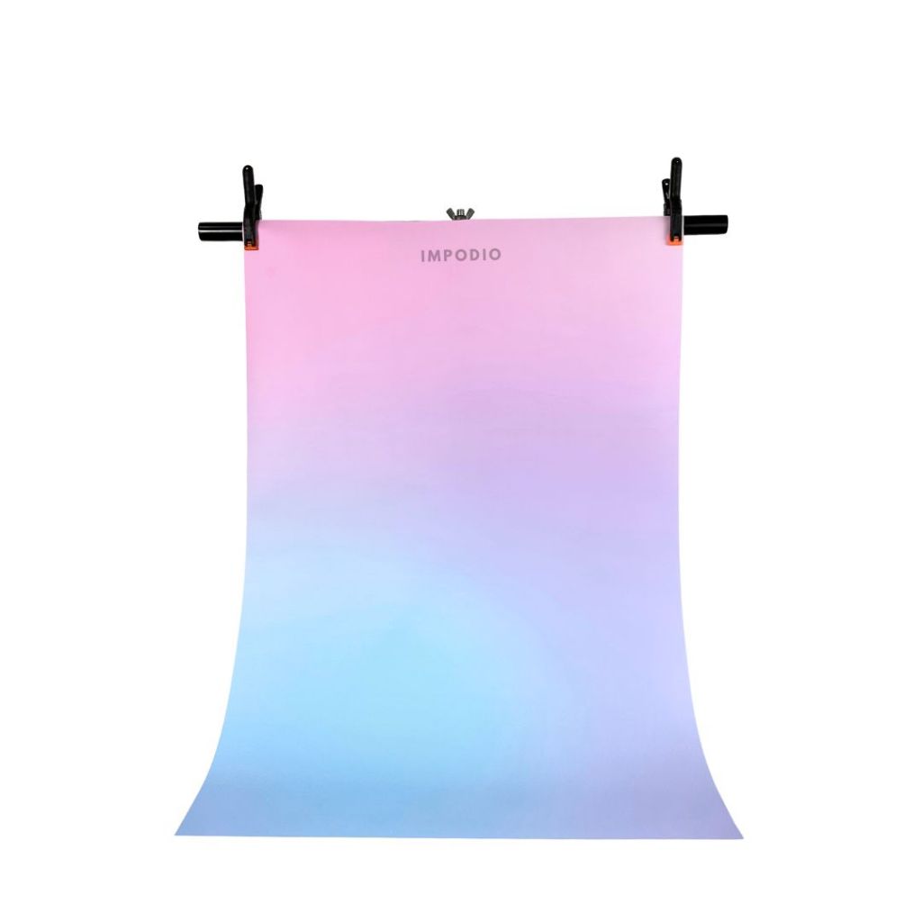 IMPODIO Background Paper Motif Rainbow Ukuran 50 x 70 cm - Latar Belakang Aesthetic Alas Fotografi Backdrop Produk