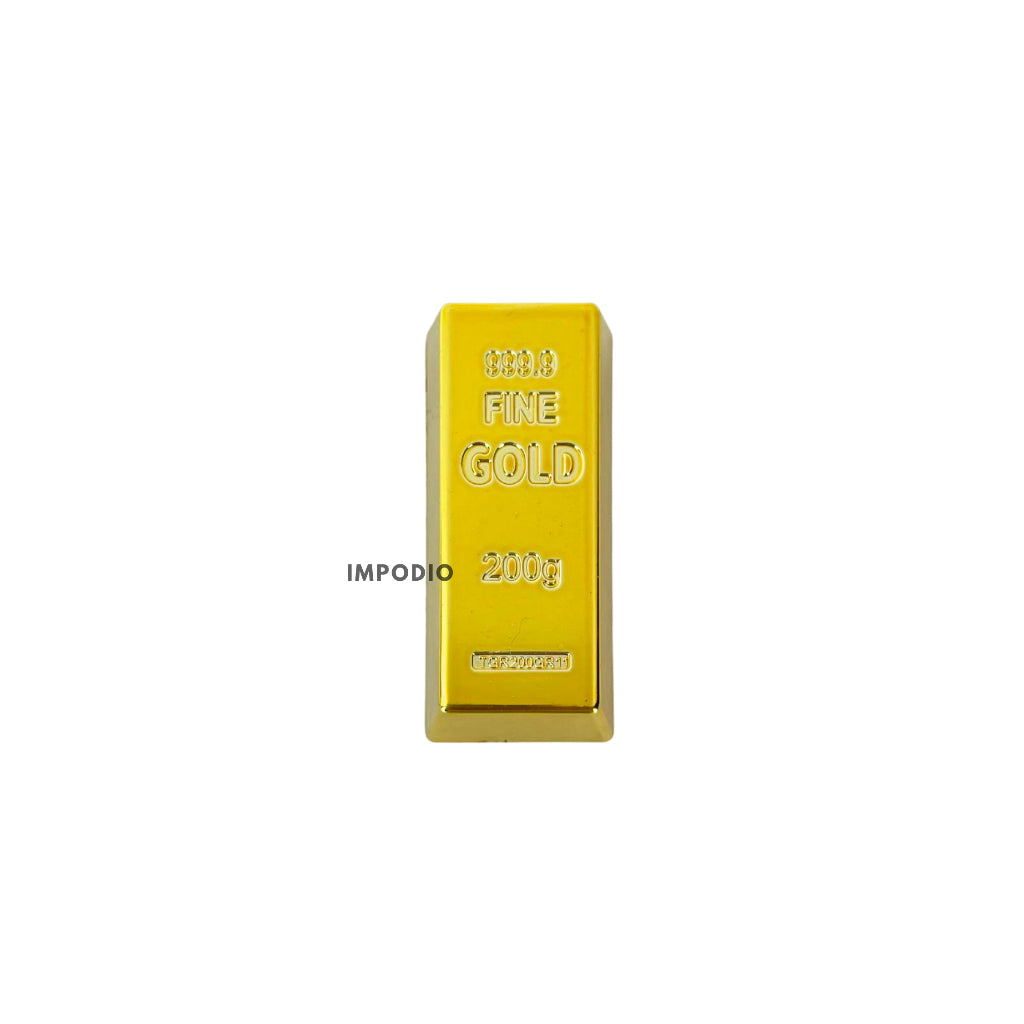 IMPODIO Emas Batangan Artificial - Fine Gold Miniatur Props Foto