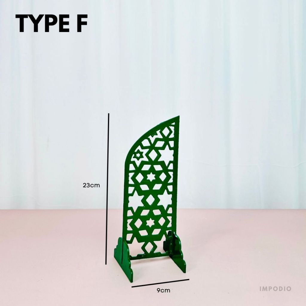 IMPODIO Gobo tema middle eastern ramadhan - pengatur bayangan cookie jendela photo props - Dekorasi Lebaran Eid Mubarak props foto produk