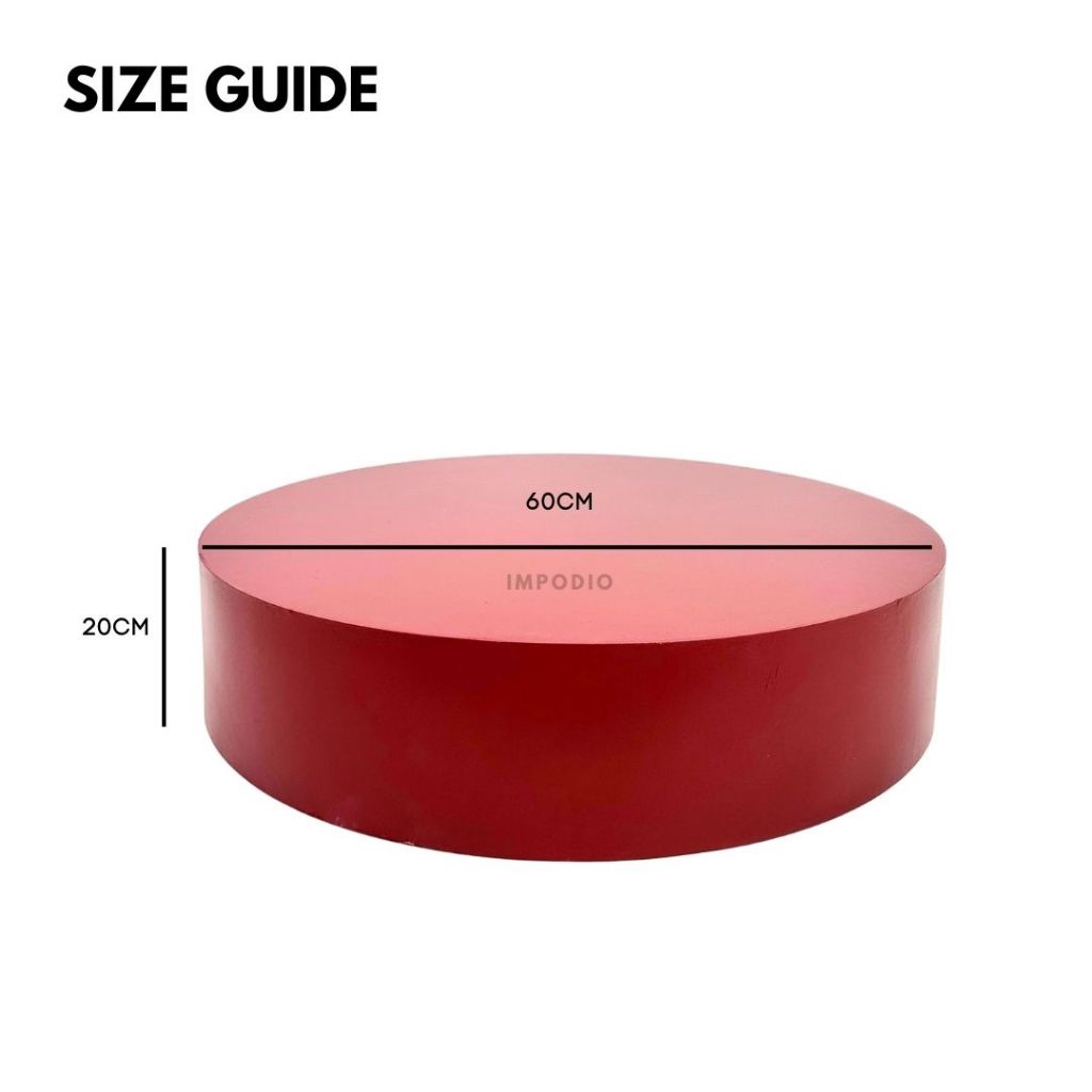 IMPODIO Podium Lingkaran Pedestal Stage Panggung Jumbo - Props Foto Studio Photography