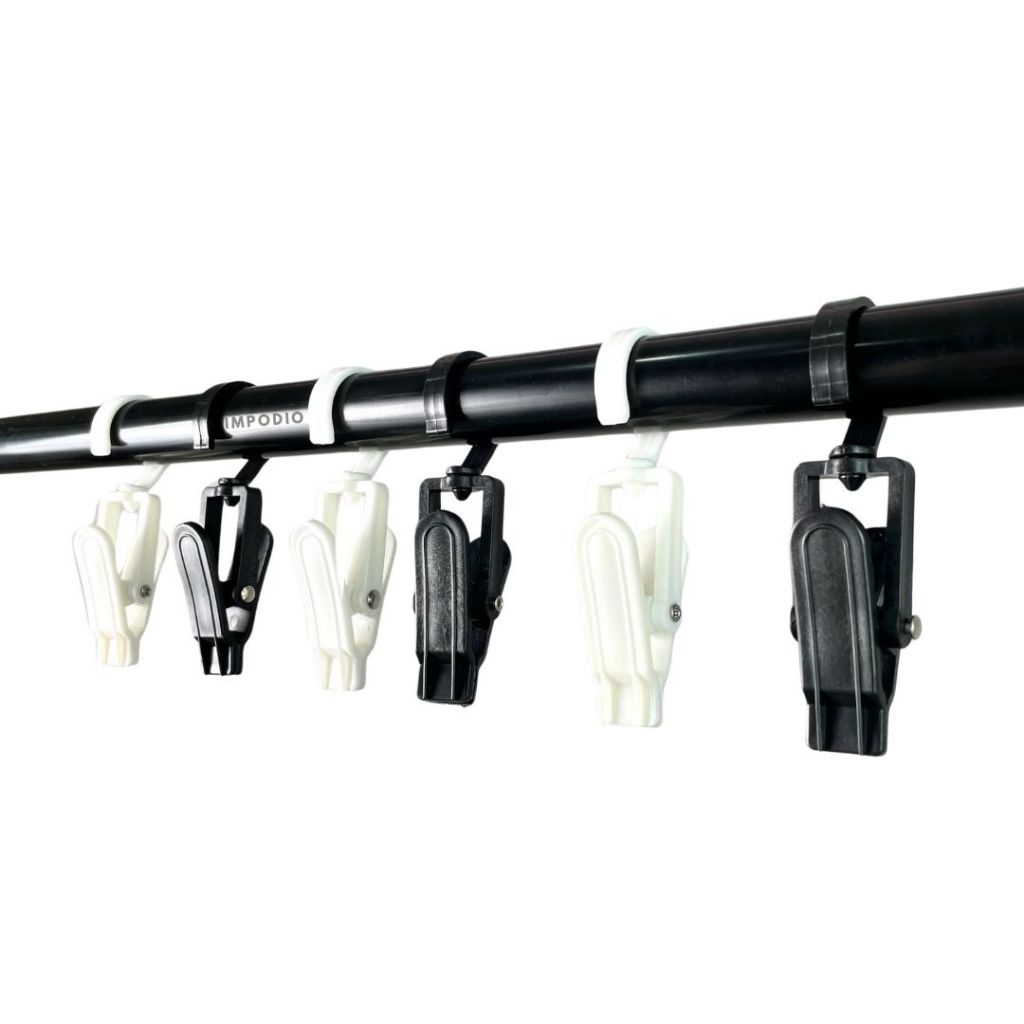 IMPODIO Set 5pcs Jepit Background Rotatable – Gantungan Clamp - tampak samping