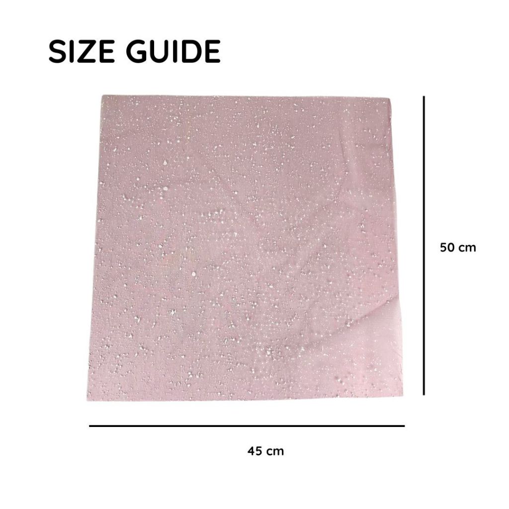 IMPODIO Kain Tille Snow Sprinkle Background Foto Produk - Backdrop Props Foto