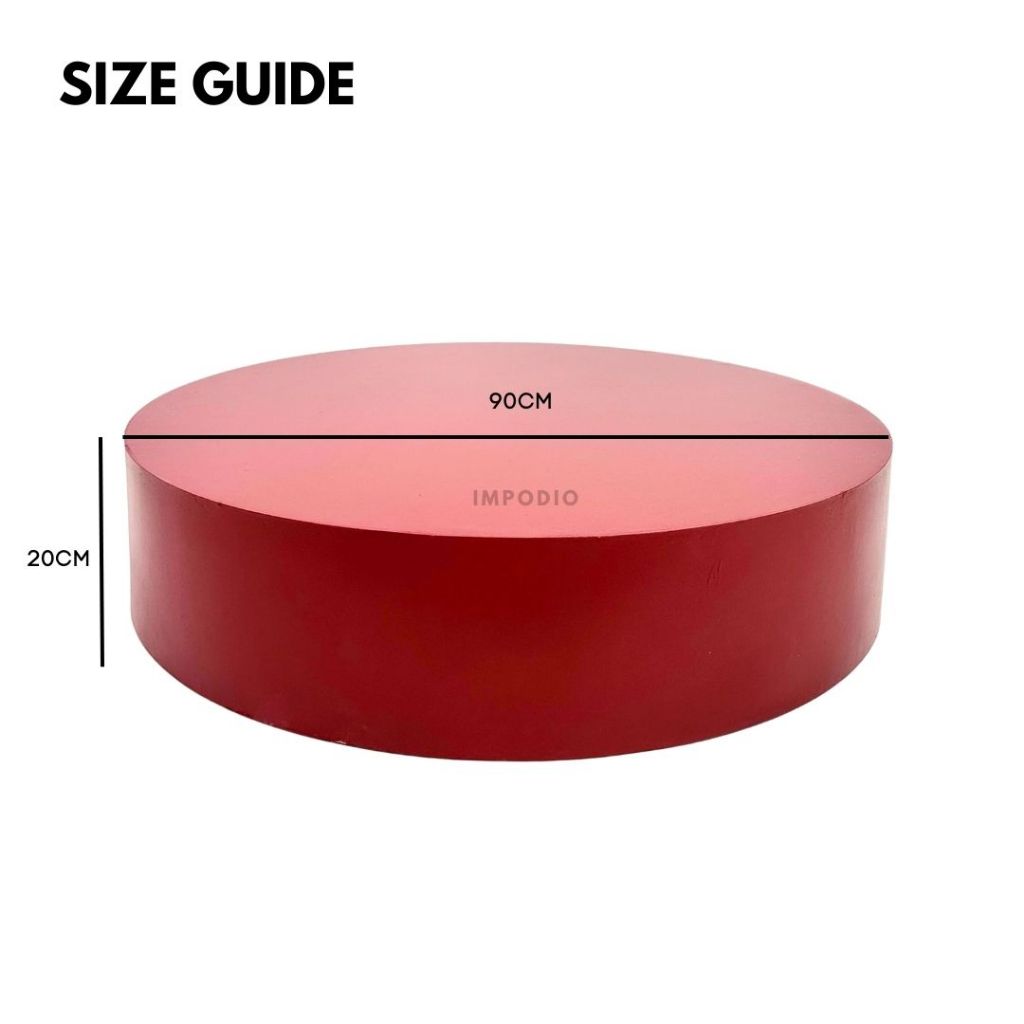 IMPODIO Podium Lingkaran Pedestal Stage Panggung Jumbo - Props Foto Studio Photography