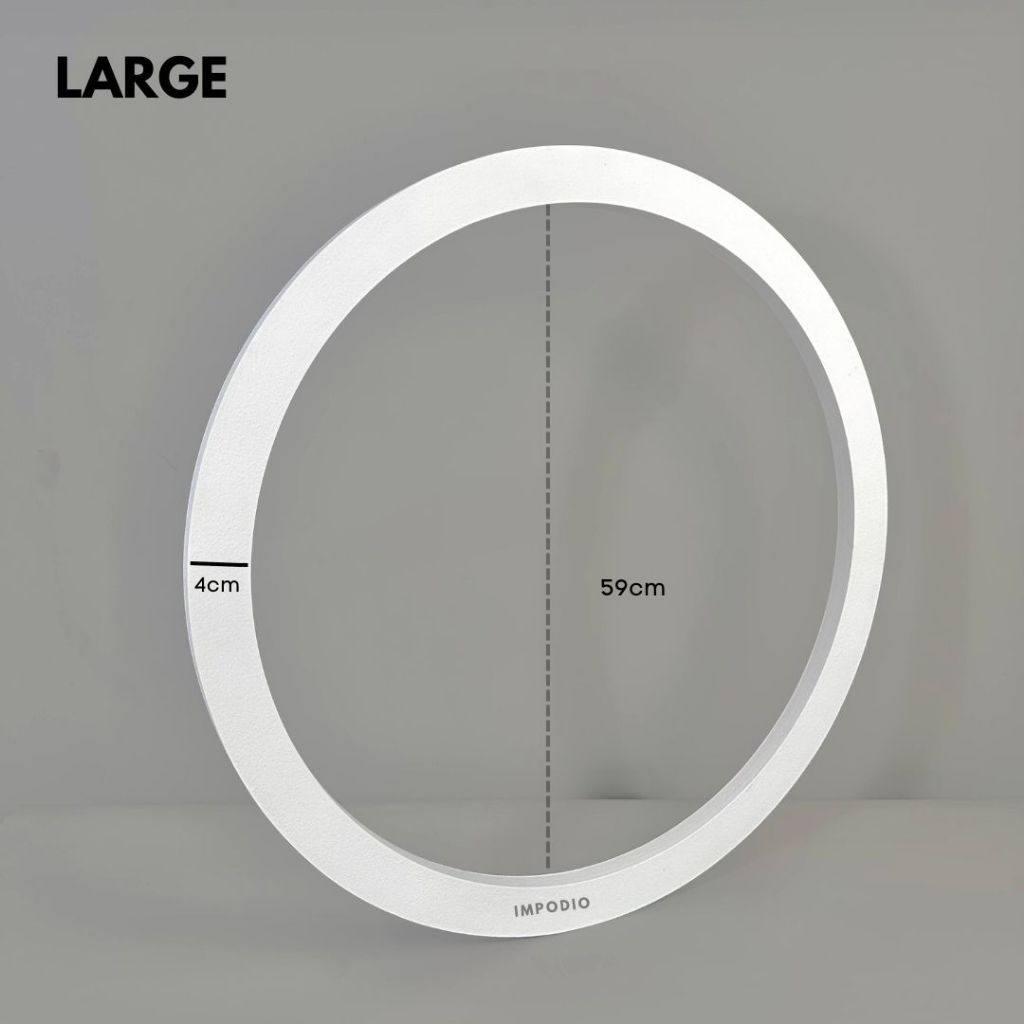 IMPODIO Geometry Big Circle 3 Variant Ukuran - Round Geometry Photo Props Product Aesthetic