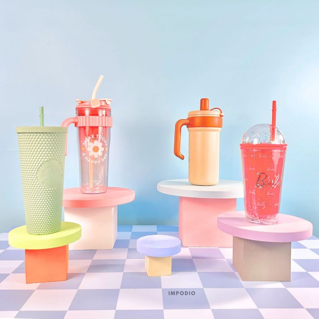 IMPODIO Podium meja display produk serbaguna warna warni - Podium Leveling Photography