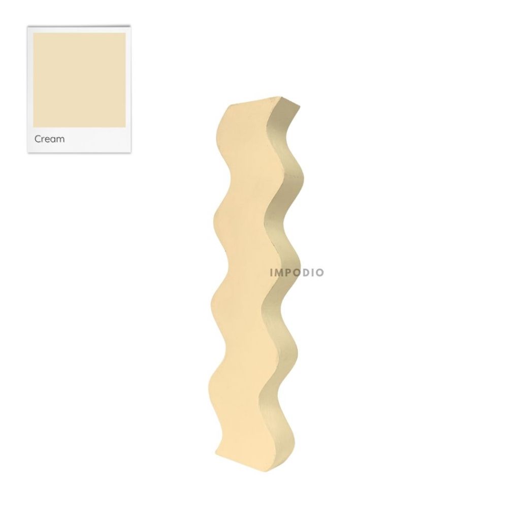 IMPODIO Geometry Wave Irregular Colorful - Properti Foto Produk Display Props Photography