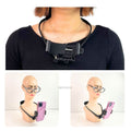 IMPODIO Neck holder mount bluetooth remote - kalung leher gopro - background putih