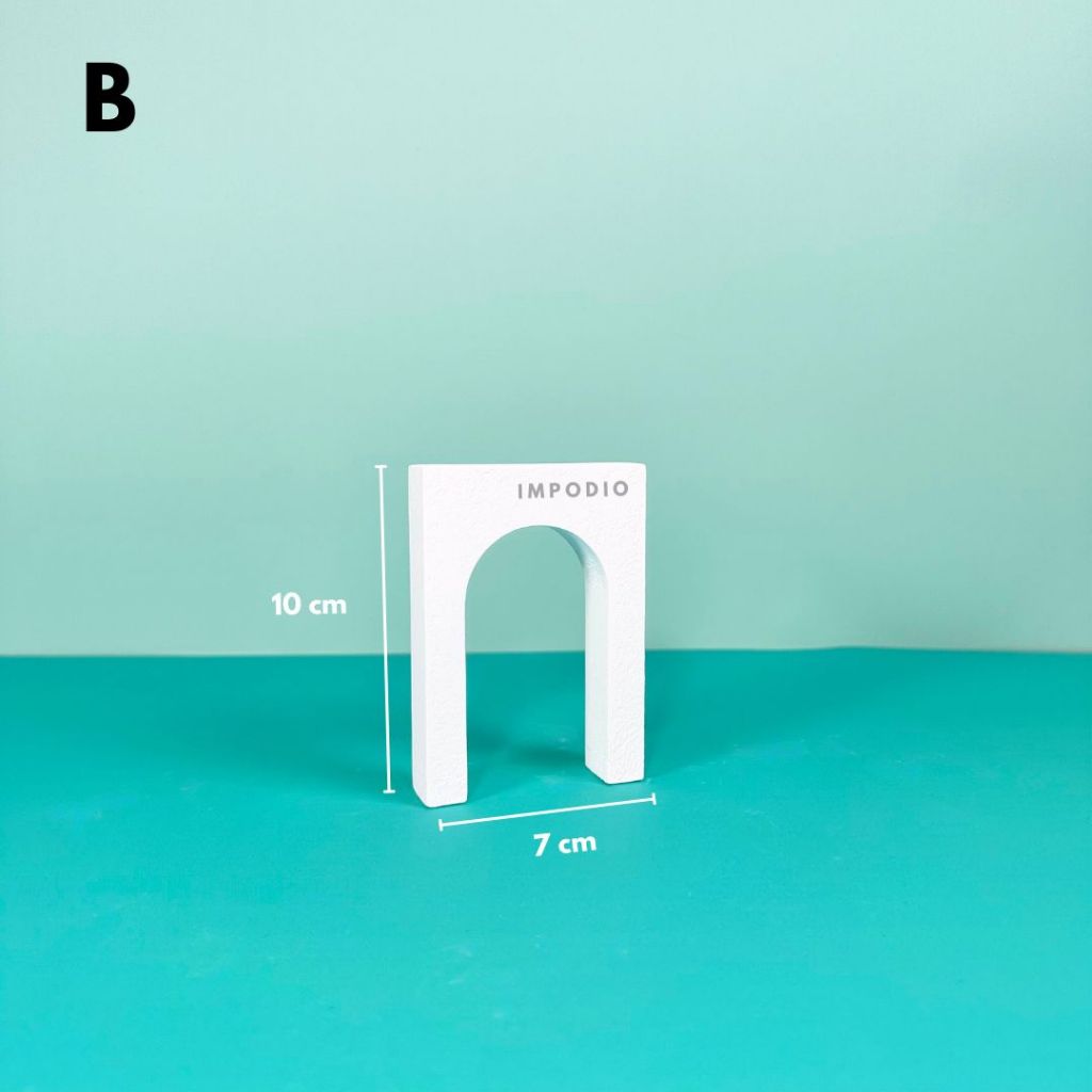 IMPODIO Geometry Mix Shapes Mini Size - Product Shooting Decoration Stand Backdrop Cosmetics Photography sets