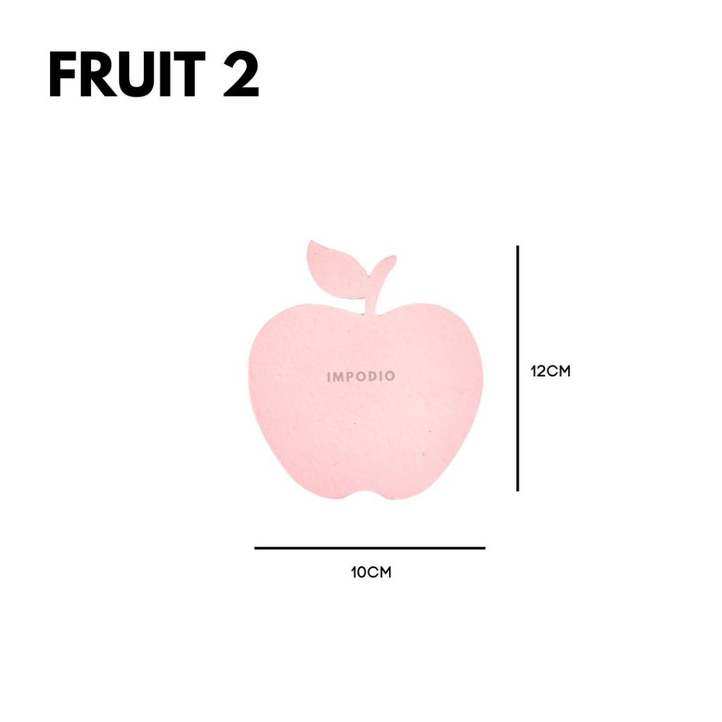 IMPODIO Geometry Mix Shapes Leaf Fruit Butterfly - Ornamen Dekorasi Foto Produk Props Photography