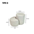 IMPODIO Stone Geometry Podium Ornament Display Minimalist - foto 11