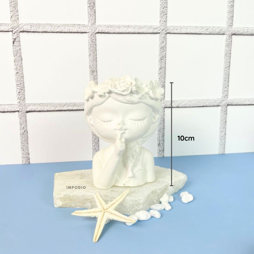 IMPODIO Props Concrete Dekorasi Rumah Minimalist - Aesthetic cement Properti Foto Produk