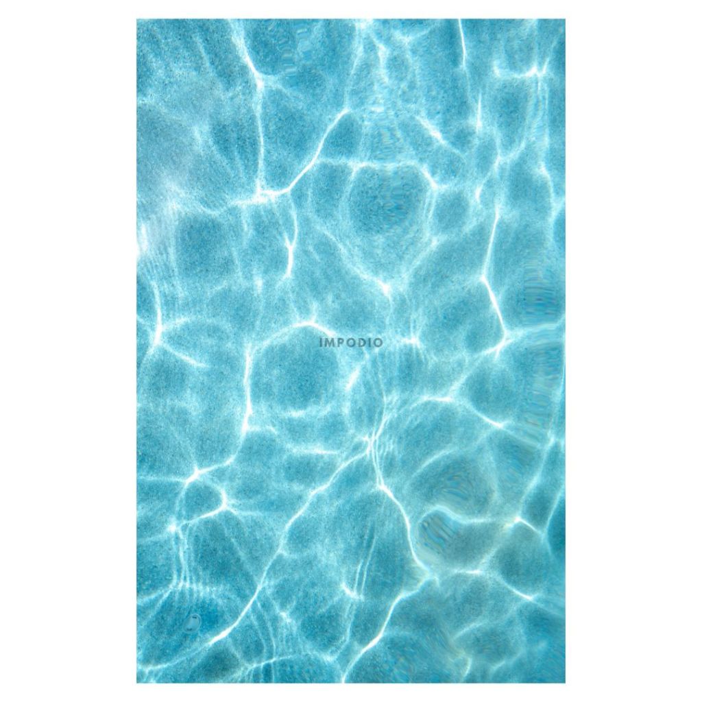 IMPODIO Background Paper Motif Air Water Ukuran 50 x 70 cm - Latar Belakang Pool Aesthetic Alas Fotografi Backdrop Produk