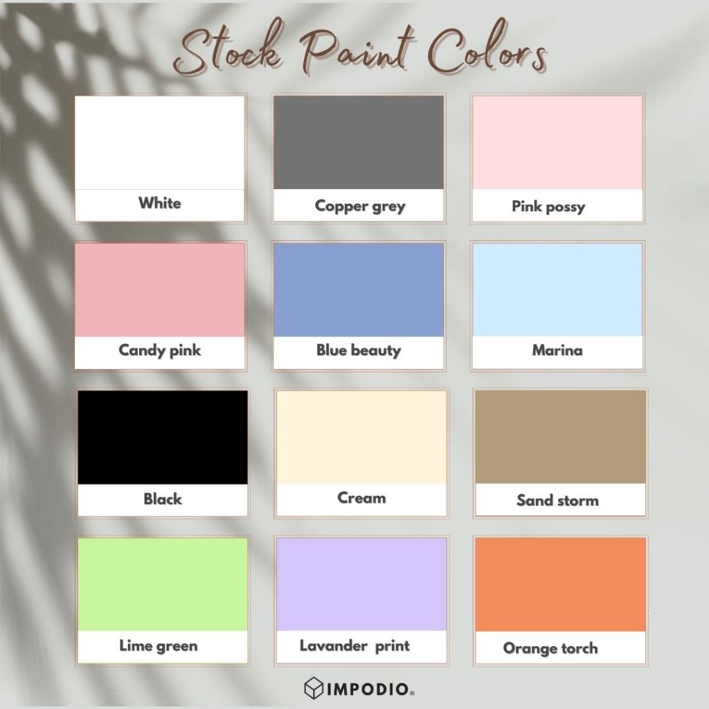 IMPODIO Podium meja display produk serbaguna warna warni - Podium Leveling Photography