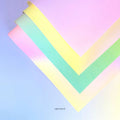 IMPODIO Background Paper Motif Rainbow Ukuran 50 x 70 cm - tampak samping