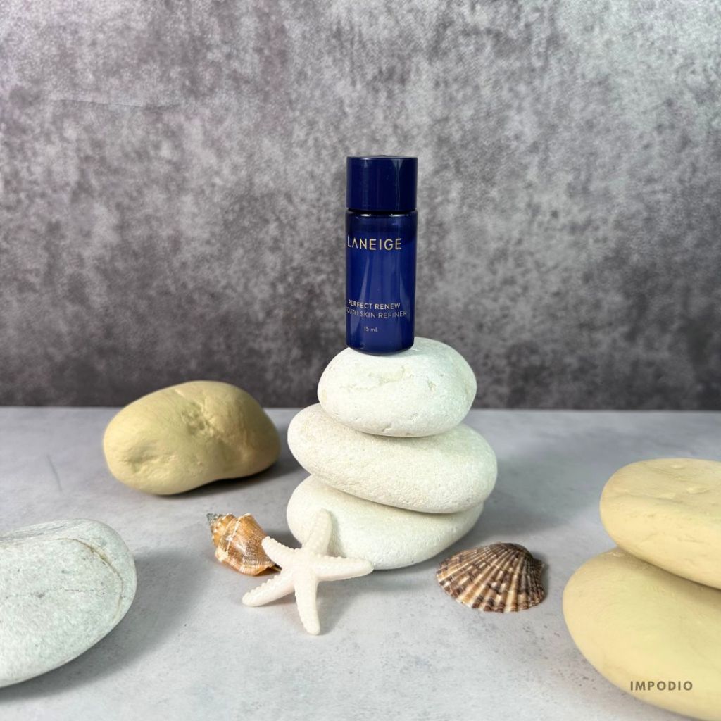 IMPODIO Set 4Pcs Batu Alam Natural Pebble Risers - Styling Props Photography ( Random size )