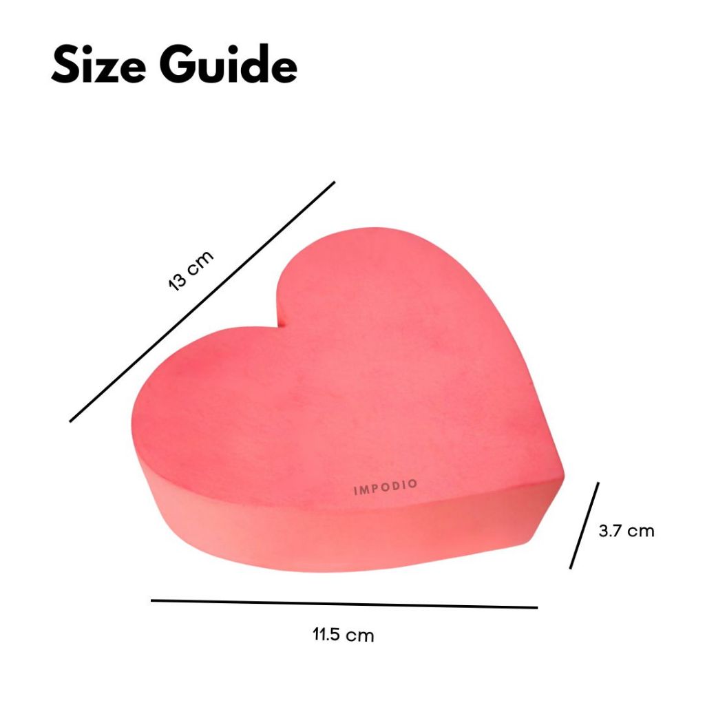 IMPODIO Geometry Love Heart Shape - Podium Display Props Photography