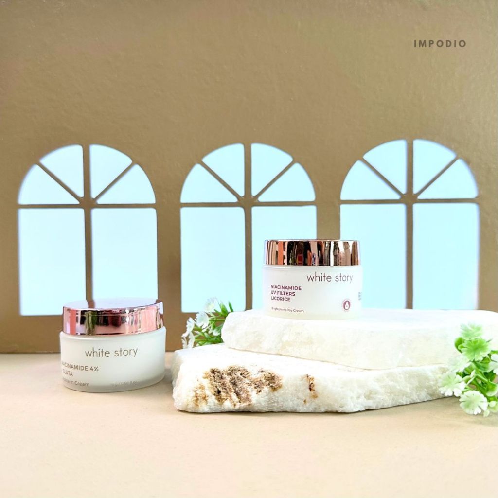 IMPODIO Dekorasi jendela geometris - pengatur bayangan artistik - latar belakang foto produk estetik