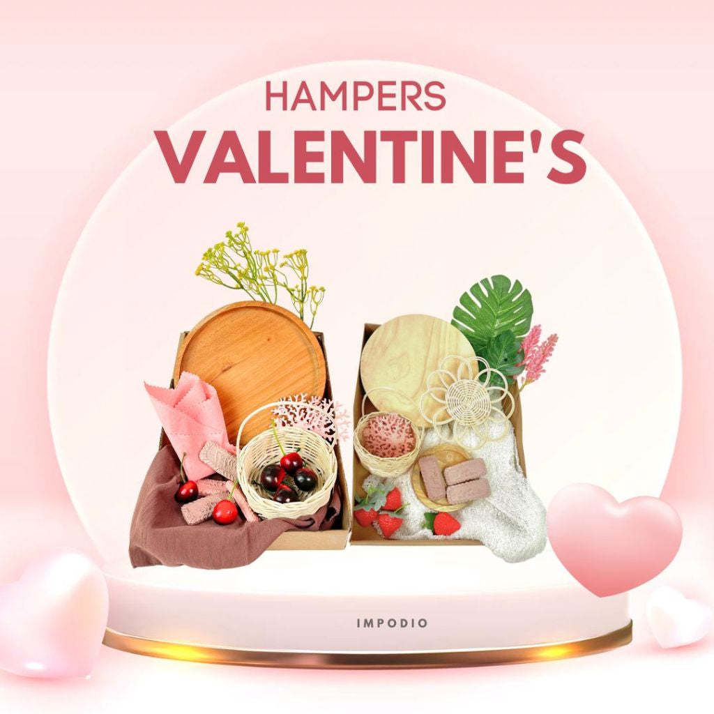 Paket Gift Valentine - Props kayu unik IMPODIO