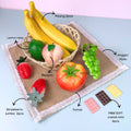 IMPODIO Paket buah palsu 11 jenis – artficial fruit - tampak samping