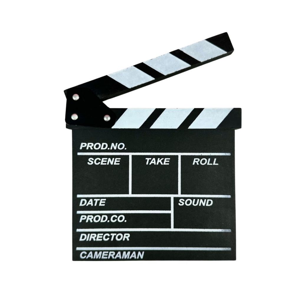 IMPODIO Clapper board – papan film sutradara props studio - close up