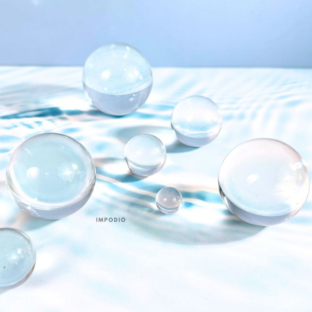 IMPODIO Bola Kristal Fotografi - Crystal Ball Artificial Props foto - Round es jumbo