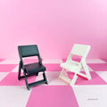 IMPODIO Kursi Mini Bangku Pantai – Chair Miniatur Resin Dekorasi Props - close up