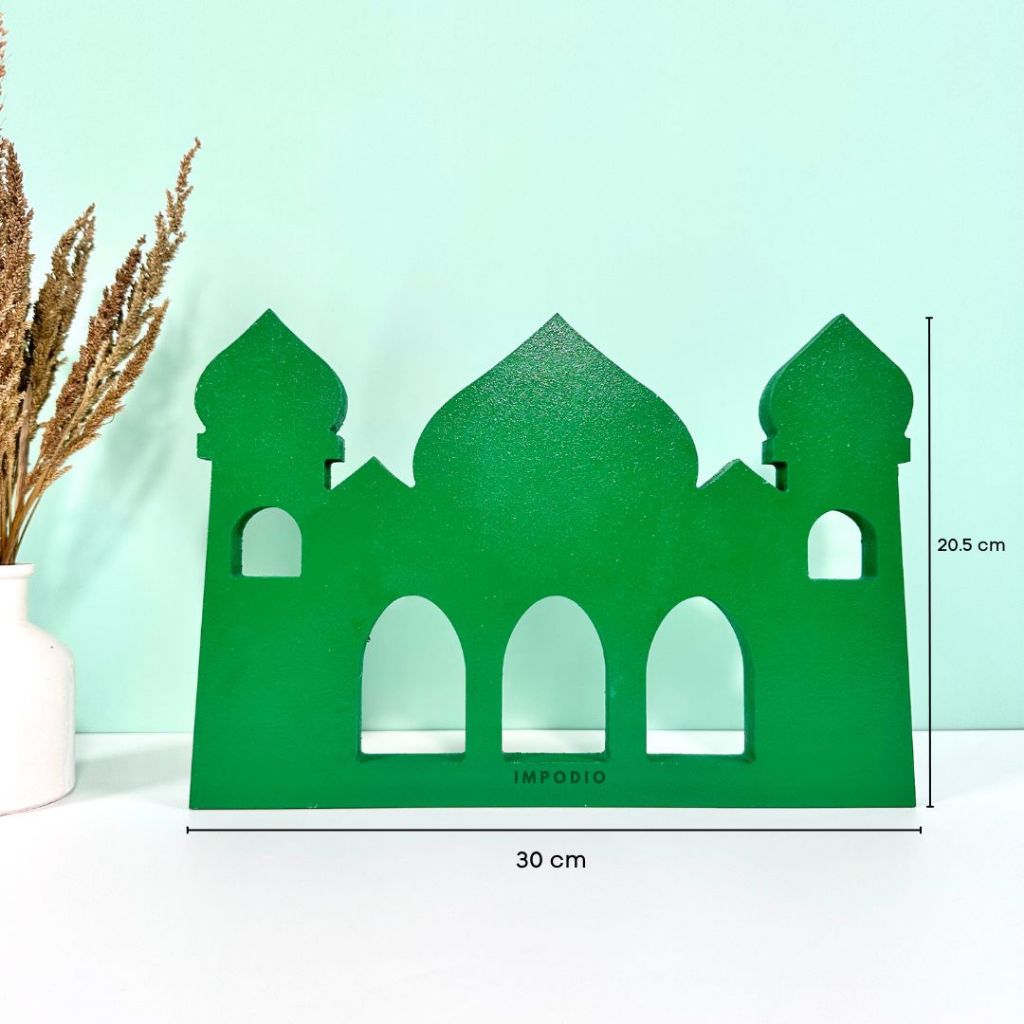 IMPODIO Dekorasi Masjid Tema Middle Eastern Props Ramadhan - Dekorasi Lebaran Eid Mubarak props foto produk