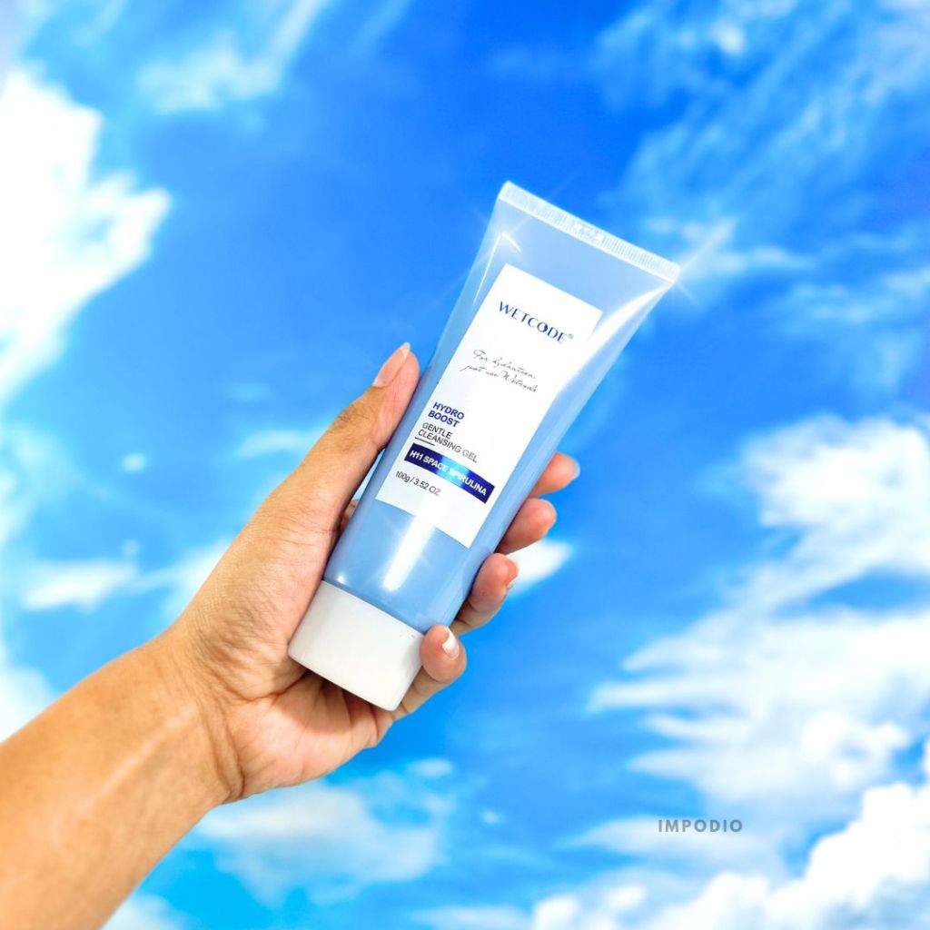 IMPODIO Background Paper Motif Awan Sky Ukuran 50 x 70 cm - Blue Cloud Latar Belakang Aesthetic Alas Fotografi Backdrop Produk