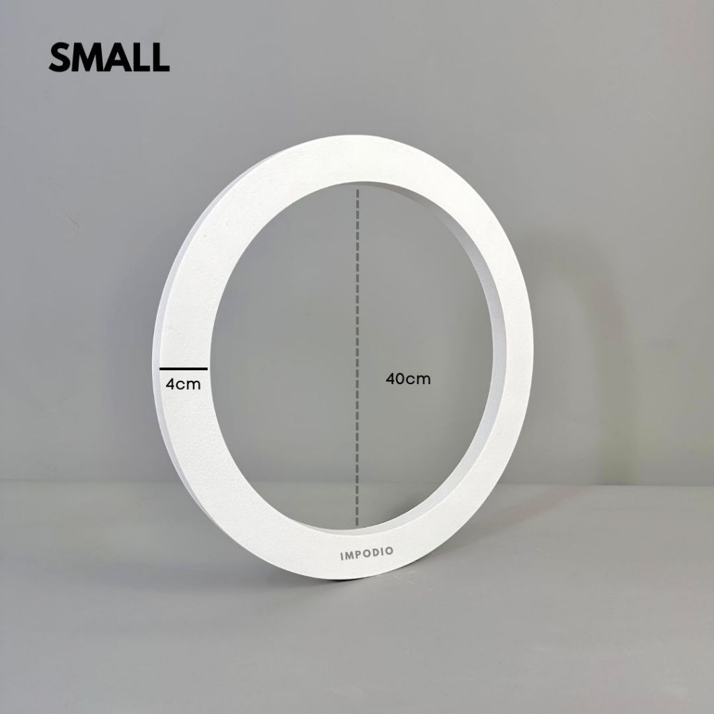 IMPODIO Geometry Big Circle 3 Variant Ukuran - Round Geometry Photo Props Product Aesthetic