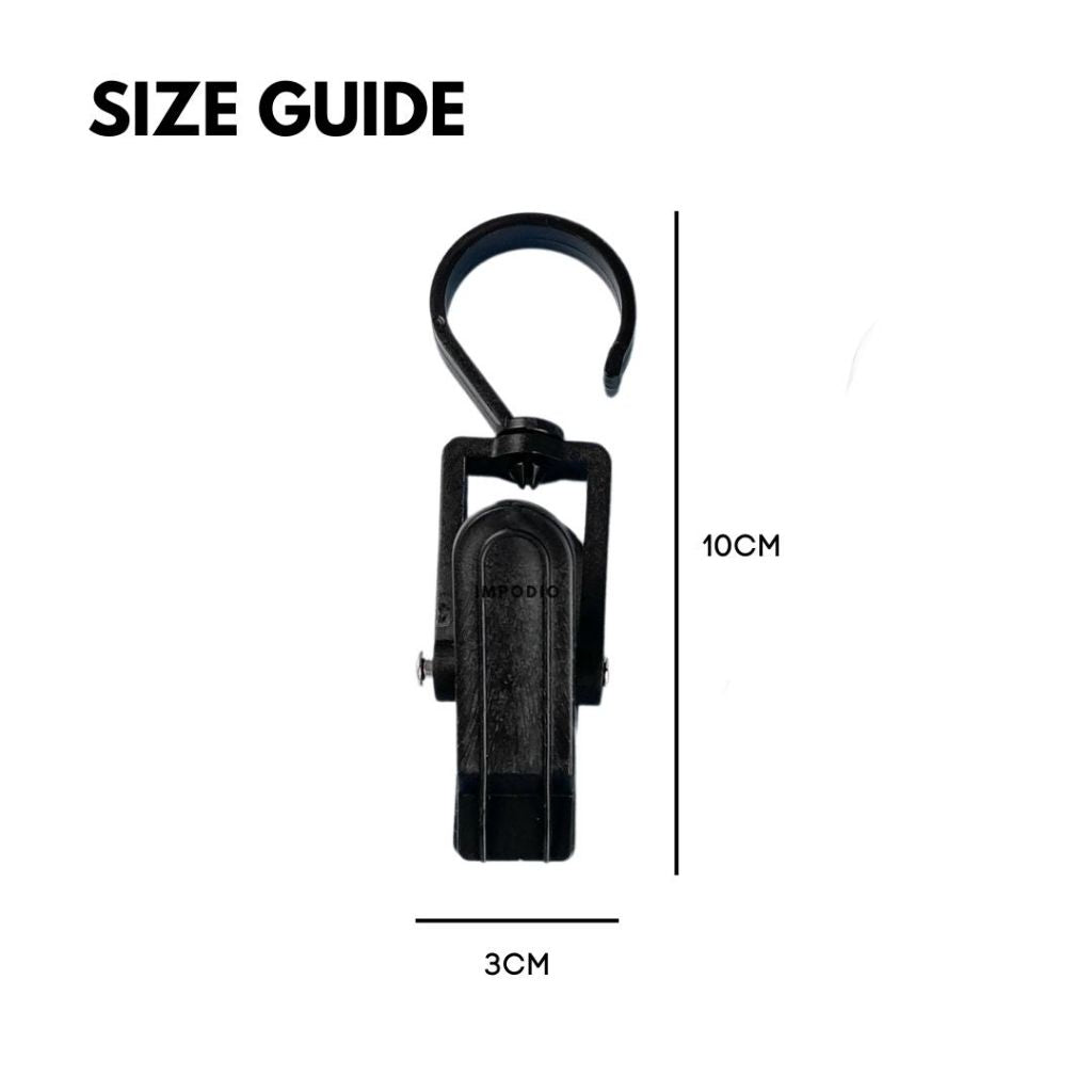IMPODIO Set 5pcs Jepit Background Rotatable – Gantungan Clamp - detail produk