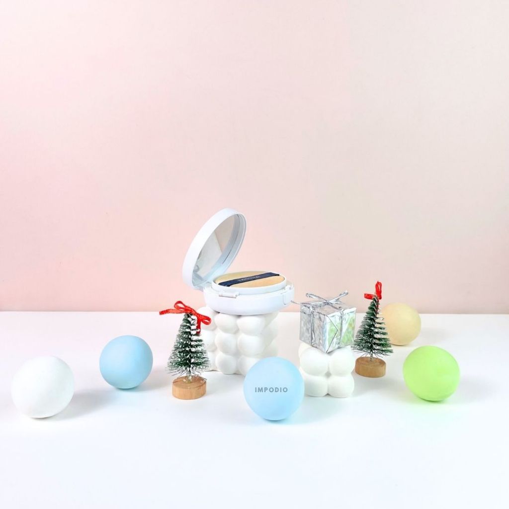 IMPODIO Geometry Bola Mini Colorful Satuan - Dekorasi Props Photography