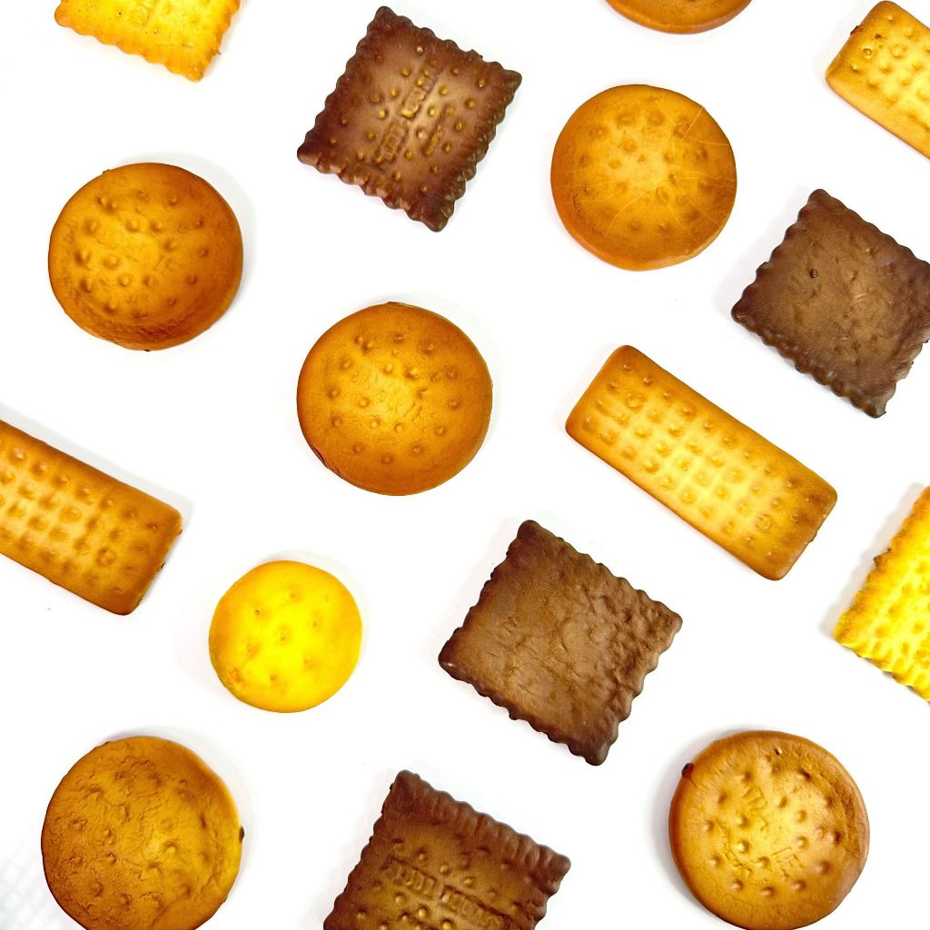IMPODIO Cookies Artificial - Biskuit Palsu Dekorasi Foto Makanan