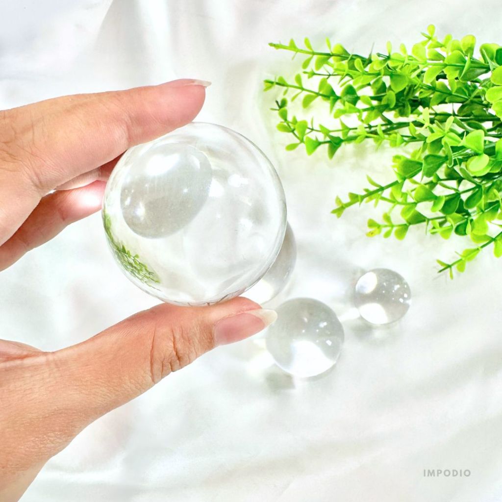 IMPODIO Bola Kristal Fotografi - Crystal Ball Artificial Props foto - Round es jumbo