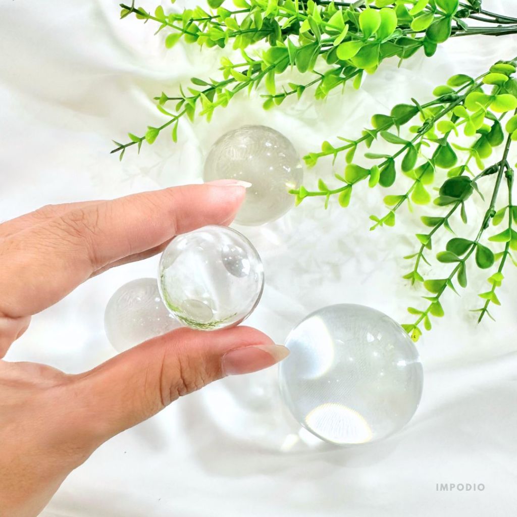 IMPODIO Bola Kristal Fotografi - Crystal Ball Artificial Props foto - Round es jumbo
