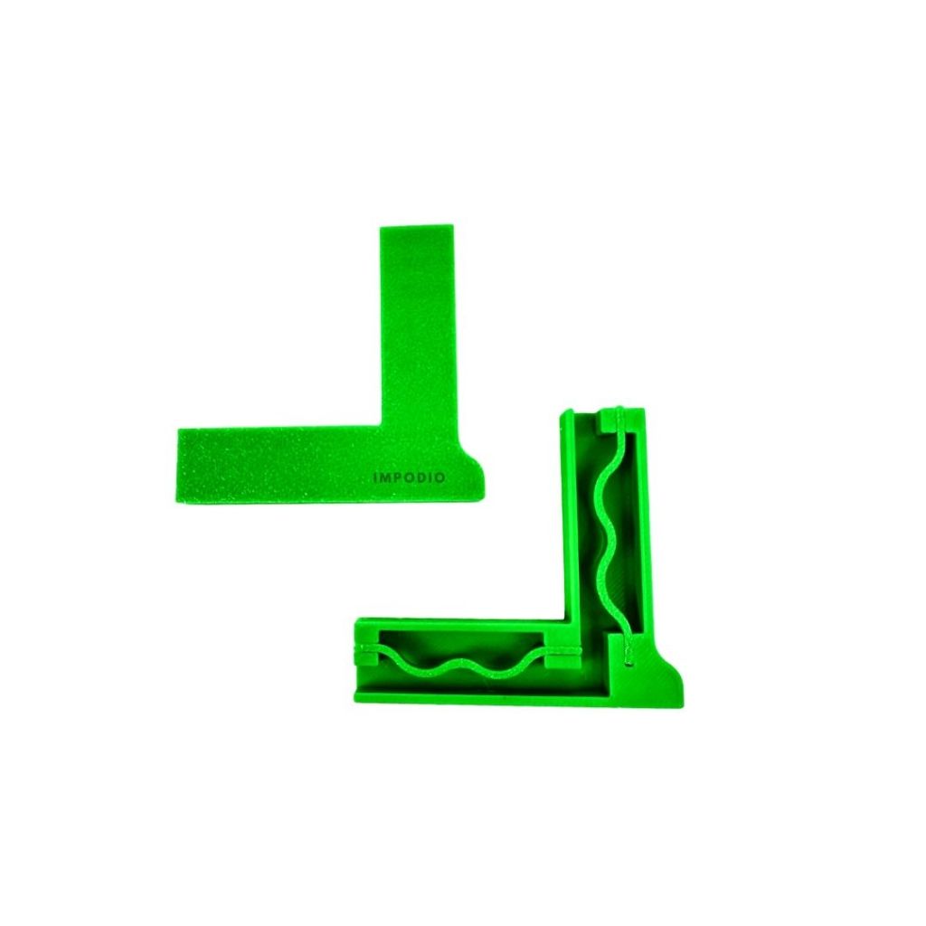 IMPODIO kaki L siku bahan resin microplastic - Invisible penyangga dudukan alasfoto / art board papan background photo