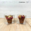 IMPODIO mini preserved flower basket – mini bouquet keranjang dekorasi aesthetic untuk foto produk & gift