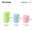 IMPODIO Mini Podium Silinder Geometry Bulat Pastel – Properti Foto Produk, Display Stand, Flatlay, Dekorasi Meja Estetik