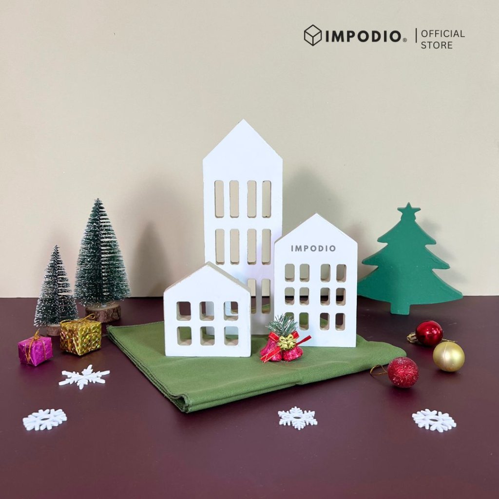 IMPODIO Christmas Styling Props – Perlengkapan Foto Produk Tema Natal, Dekorasi Xmas & Flatlay Photography