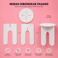 IMPODIO Podium Display Portable Aesthetic – Meja Display untuk Booth, Etalase, Pameran & Event