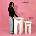 IMPODIO Podium Display Portable Aesthetic – Meja Display untuk Booth, Etalase, Pameran & Event