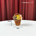 IMPODIO mini preserved flower basket – mini bouquet keranjang dekorasi aesthetic untuk foto produk & gift